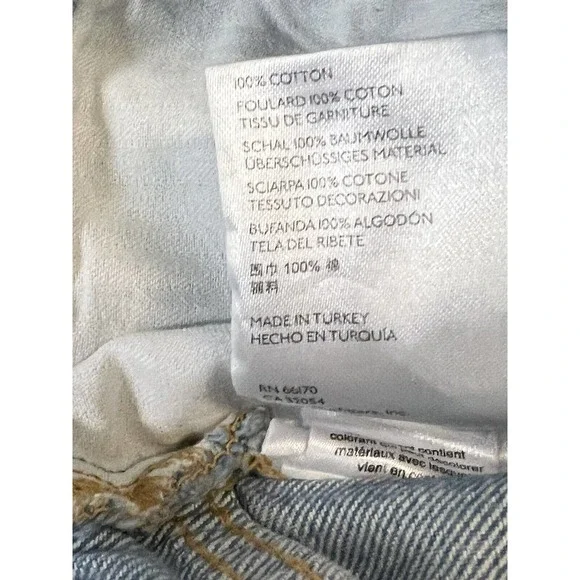 New Free People With The Band Relaxed Jeans LA Blue - Picture 12 of 12